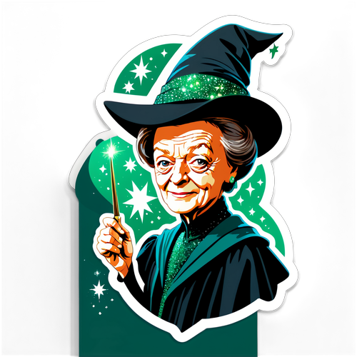 Keajaiban Magis! Sticker Dame Maggie Smith Sebagai Professor McGonagall Mencuri Perhatian Gila!