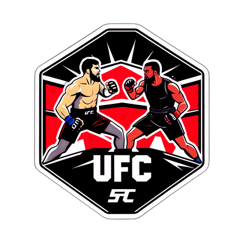 UFC Kampsport Klistermærke