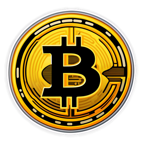 Shocking Bitcoin Design: This 'BTC' Sticker Is Taking the Crypto World by Storm!