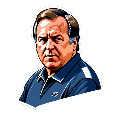 Vintage Bill Belichick Sticker