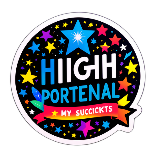 Vibrant High Potential Sticker
