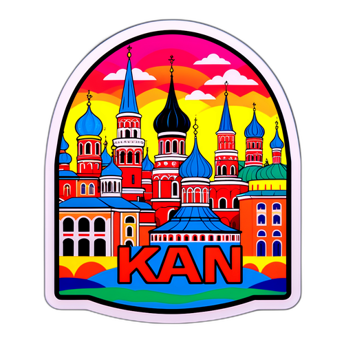 Стикер с Казанью