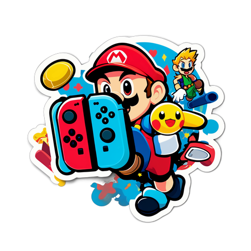 Adesivo Giocoso Nintendo Switch 2