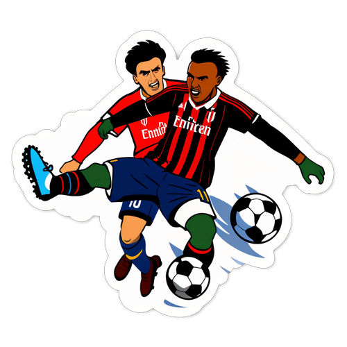 Sticker di Football: Scontro tra Milan e Verona