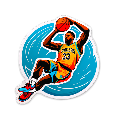 Agile Basketball Move Sticker