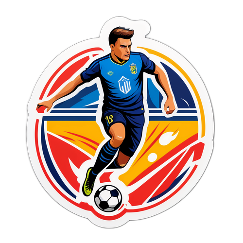 Futbol Mücadelesini Sembolize Eden Sticker