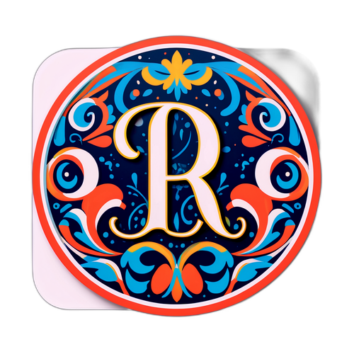 Stiker Monogram 'S' yang Bergaya