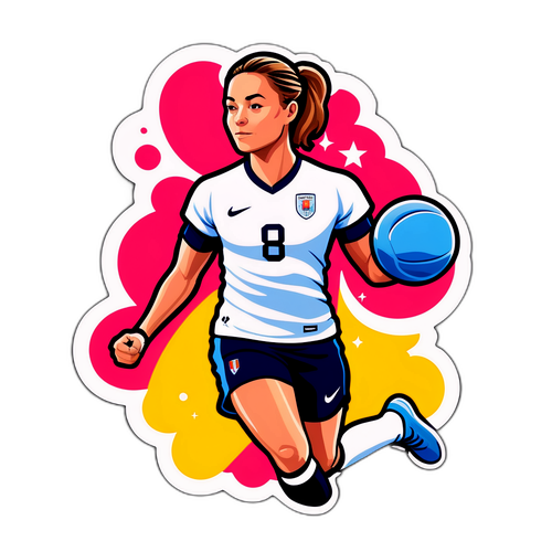 Autocollant sur les sports féminins avec Laure Boulleau