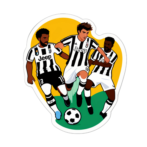 Sticker Cuộc Thi Đấu Pisa - Juventus