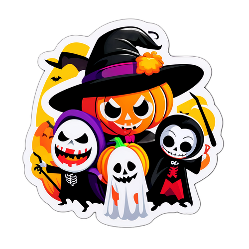 Halloween Karakterek Összeolvadása
