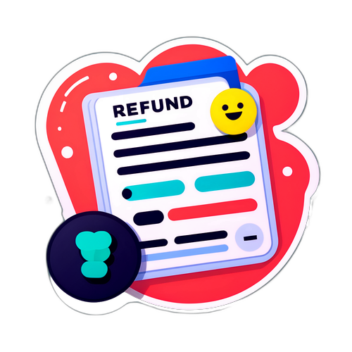 สติกเกอร์การคืนเงิน