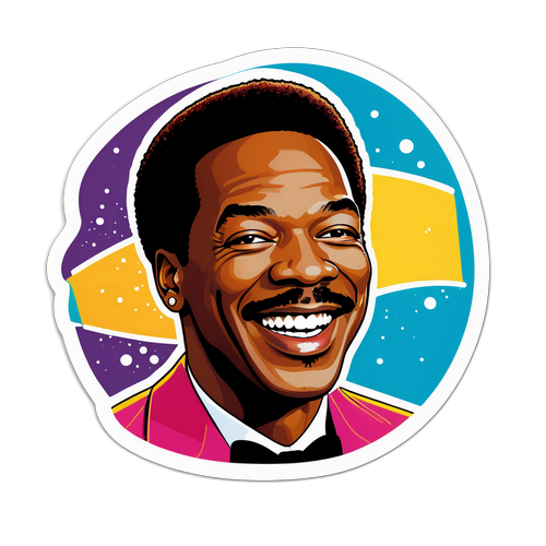 Retro Eddie Murphy Sticker