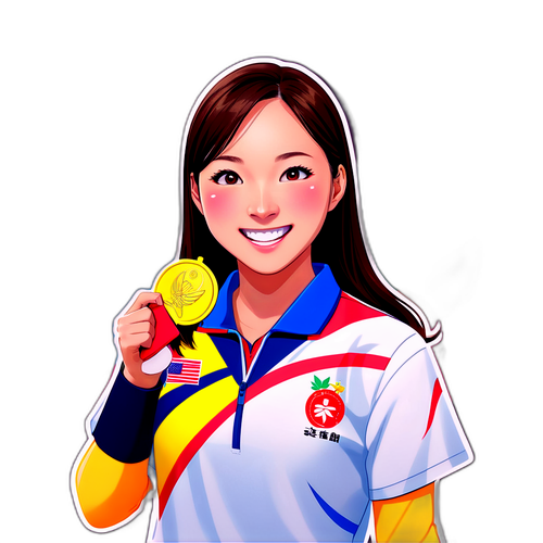 福原愛の勝利の瞬間