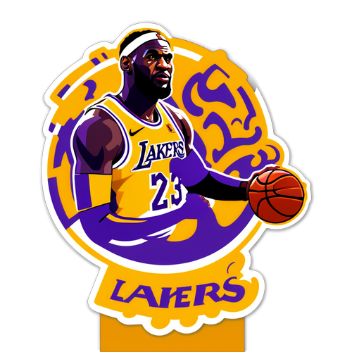 Shocking Tribute to LeBron! Why Every Lakers Fan Needs This Sticker!