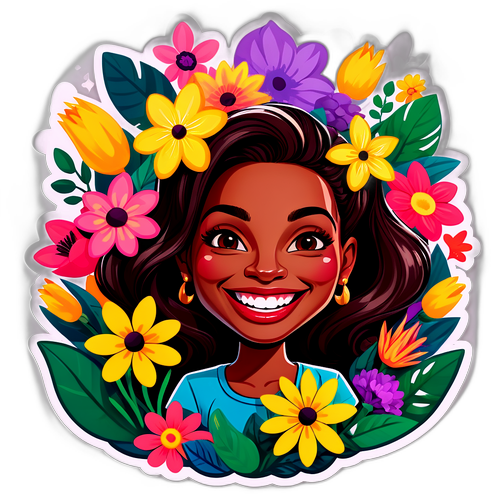 Caricatură a Adrianei Smith