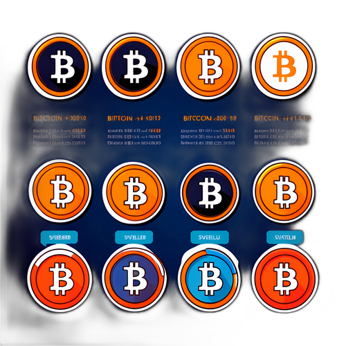 비트코인의 역사 타임라인 스티커