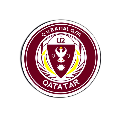 Thiết kế nhãn dán ủng hộ U-23 Qatar