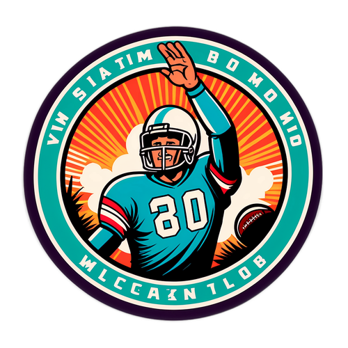 Retro Sports Badge for VM 2026