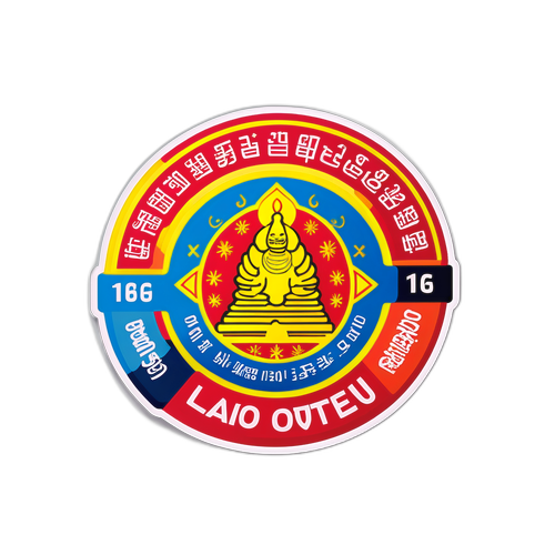 สติกเกอร์เผยผลลอตเตอรี่ลาวในบรรยากาศแห่งความตื่นเต้น