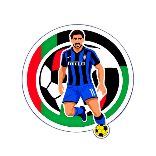 สติกเกอร์วัฒนธรรมฟุตบอลอิตาลีและอินเตอร์