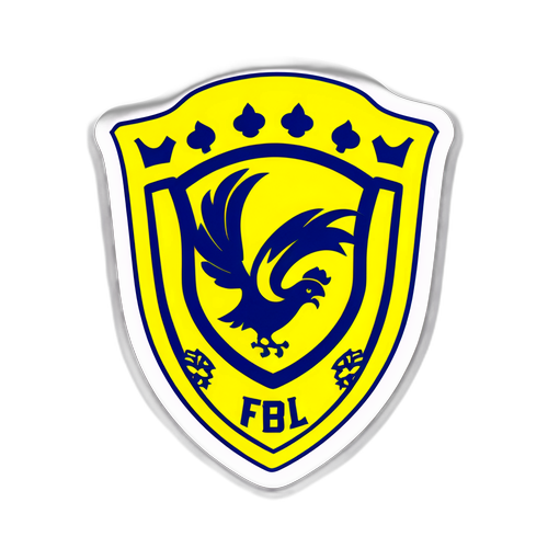 Наклейка з логотипом Вільярреала