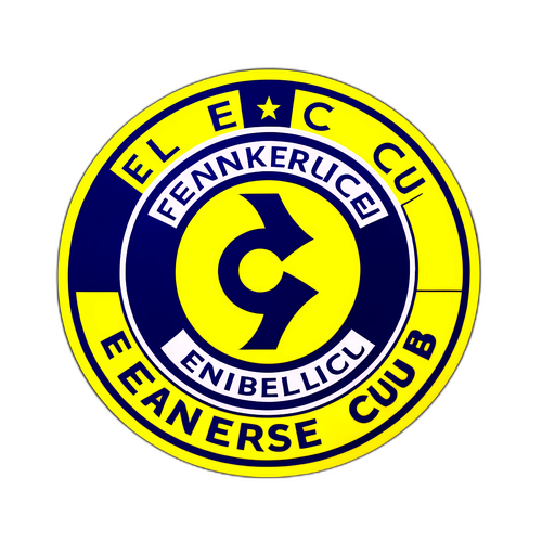 Fenerbahçes klubbemblem med fotbollsfans