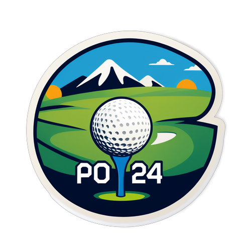 Det Elegant Golfunivers: Opdag Den Nyeste The Open 2024 Logo med Moderne Twist!