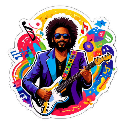 פורטريت מאויר של דורין אור כאגדת מוזיקה