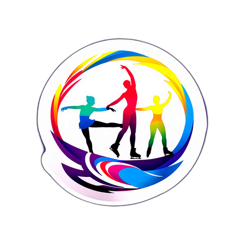 Ilustracja Mistrzostw Olimpijskich w Szybkiej Jeździe na Łyżwach