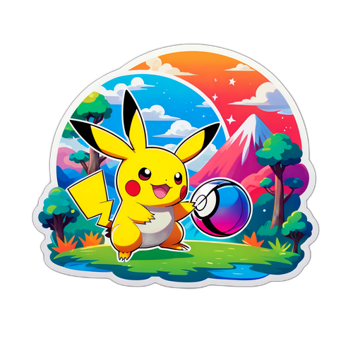 Pokémon na Nagtatampisaw sa Makintab na Bag at Bola