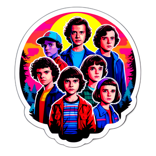 Stranger Things Seizoen 5 Stickers