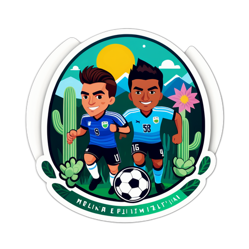 Soccer Match Sticker: Monterrey vs Mazatlán
