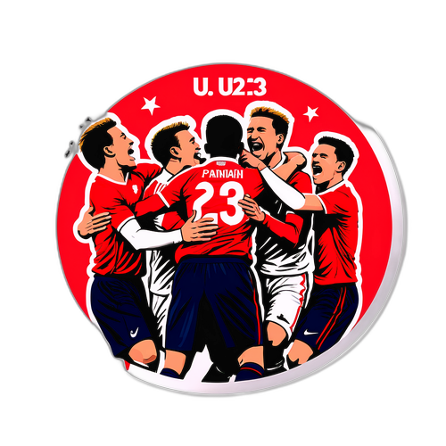 U23 선수들의 우승 순간