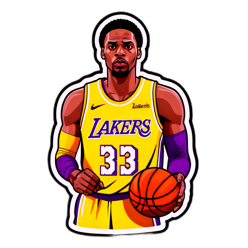 Sticker ng Manlalaro ng Basketball