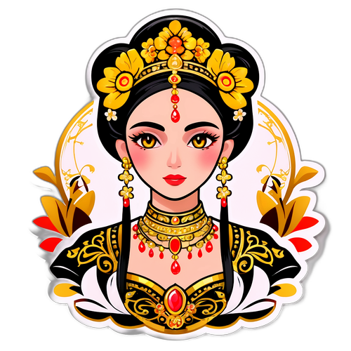 華麗古典服飾美女