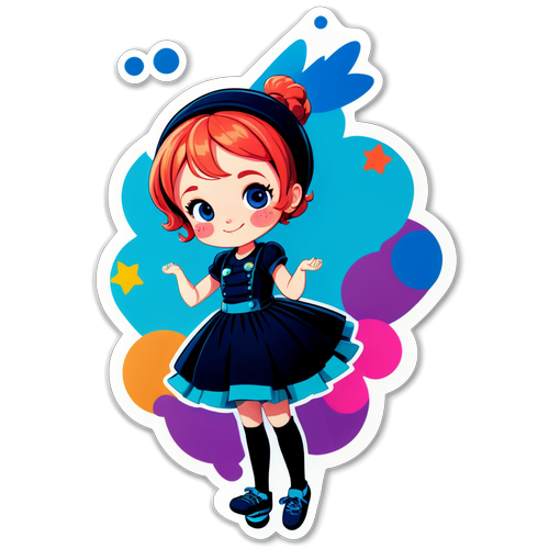 Rachael Lillis Menghiburkan! Sticker Gaya Anime Penuh Warna yang Wajib Dimiliki!