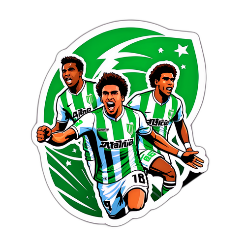Sticker dedicado a los ídolos de Atlético Nacional