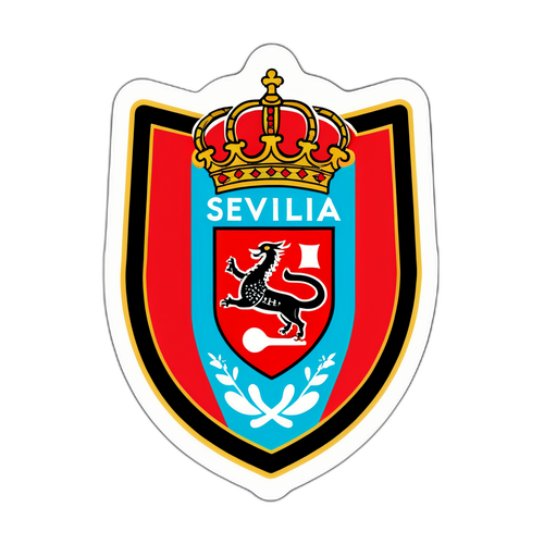 Nhãn dán thiết kế hiện đại cho trận Sevilla