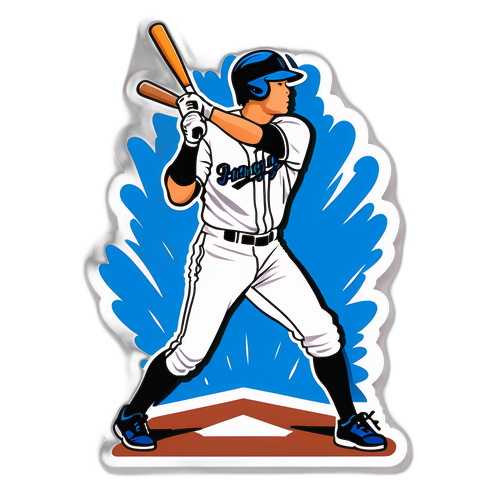 이정후 홈런 순간 디자인 스티커