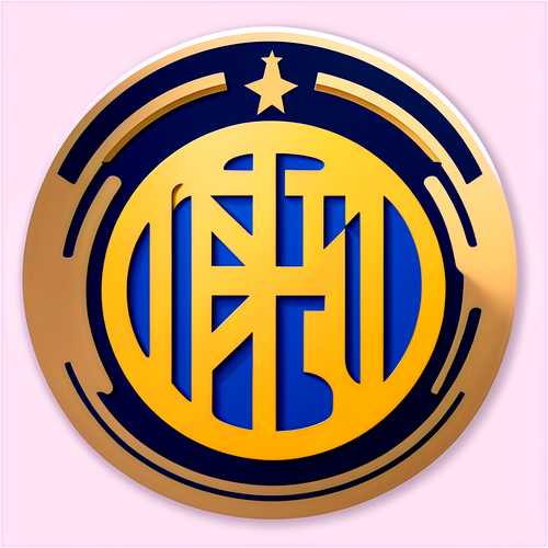 Inter Milan logó modern és minimalista dizájnban