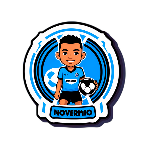 A sticker do Grêmio Novorizontino