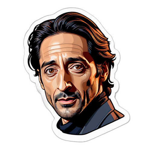 Illustrazione di Adrien Brody