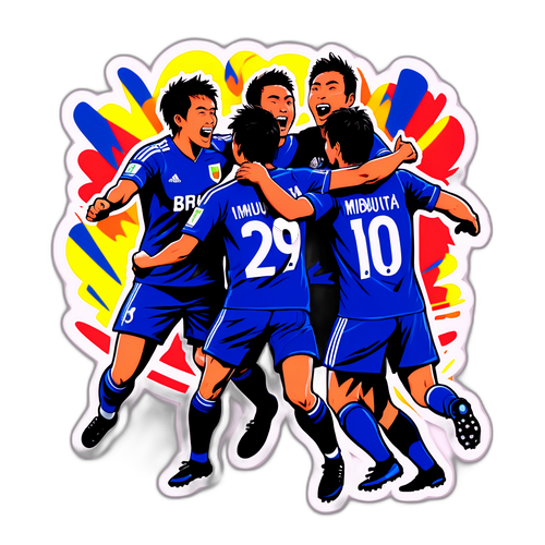 選手名伊豆見雄大とチームメイトの祝福