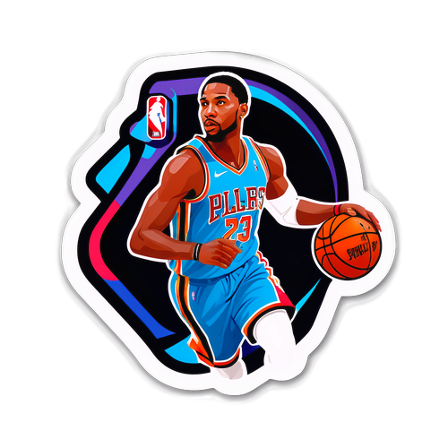 Sticker na Inspirado ng Rotowire NBA
