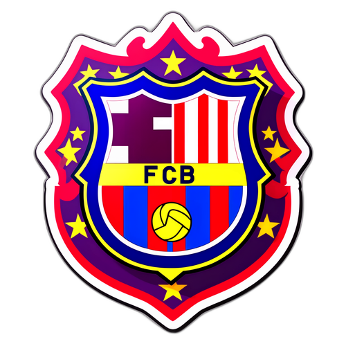 Sticker Persaingan Barcelona vs Atletico Madrid