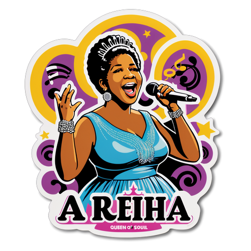 Aretha Franklinin Ikoni: Kuninkaallista Sielunmusiikkia Retro-Tarrassa!