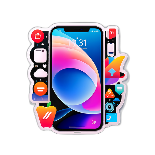 Futuristic Apple iPhone 17 Pro Max Sticker