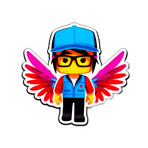 Avatar colorat și jucăuș din Roblox