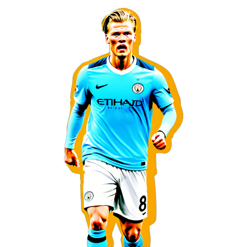 Sticker Kỷ Niệm Trận Đấu Man City vs Brentford: Erling Haaland Tỏa Sáng