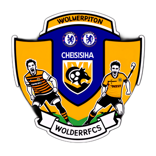 狼城球迷對戰切爾西球迷的激情貼紙